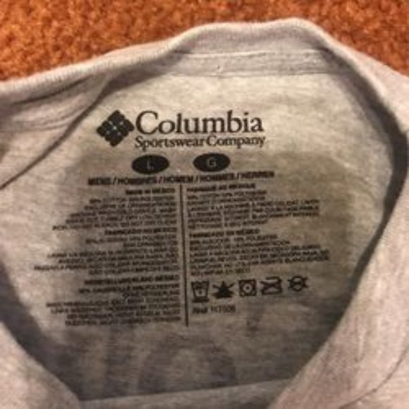 Mens Columbia T Shirt Size Large - Picture 2 of 3
